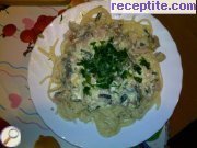 снимка 2 към рецепта Спагети Карбонара с гъби